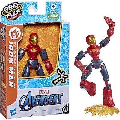 Avengers Bend&Flex Ironman - Hasbro F49645X0            