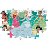 Clementoni Disney Princess Supercolor Princess-104 pezzi