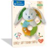Clementoni - 17682 - Lovely Bunny Soft Rattle - sonaglino neonato morbido peluche