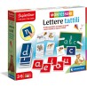 Clementoni - Montessori - Lettere tattili, Gioco educativo per Imparare l'Alfabeto