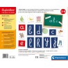 Clementoni - Montessori - Lettere tattili, Gioco educativo per Imparare l'Alfabeto