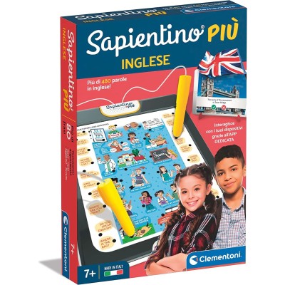 Clementoni Gioco elettronico per Imparare l'inglese-sapientino Penna interattiva