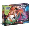 Clementoni Lab-Vulcani e Super Kit esperimenti Scienza, eruzione vulcanica didattica Fluorescente