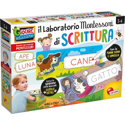 Lisciani- Montessori, Maxi laboratorio di scrittura