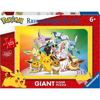 Ravensburger, Pokemon, 125 Pezzi Giant