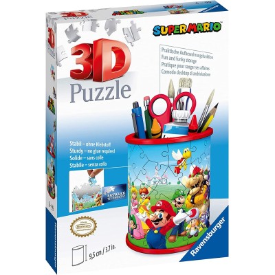 Ravensburger 3D Puzzle Portapenne di Super Mario