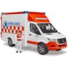 Bruder MB Sprinter Ambulanza con guidatore