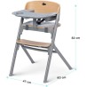 Kinderkraft Seggiolone Pappa Livy + Sdraietta Calmee Grey