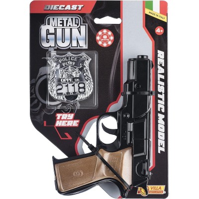 Pistola in Metallo Panther Try Me, Colore Nero - VillaGiocattoli 1250