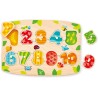 Hape- Puzzle Numeri in Legno