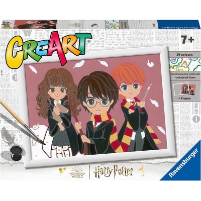 Ravensburger - CreArt Serie D Harry Potter, Il Trio Magico