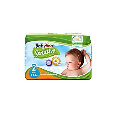 BABYLINO Pannolini Sensitive TG.2 3-6KG 26PZ