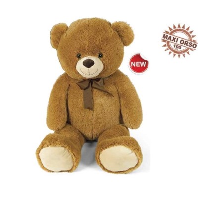 Peluche Orso Marrone con Fiocco - DeCar2 25232  