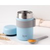 Kiokids Thermos 500ml Azzurro con Cucchiaino