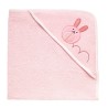 Chicco Accappatoio Quadrato in Spugna Rosa