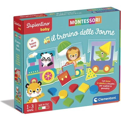 Sapientino Baby Montessori Trenino delle Forme - Clementoni 16414