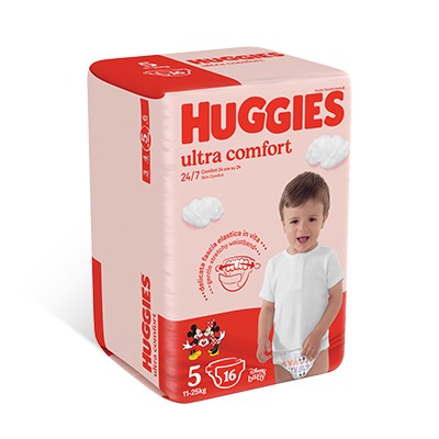 Huggies Pannolini Ultra Comfort - Taglia 5 - 11/25 KG