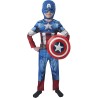 Costume Capitan America con Scudo L - Rubie's 620551L