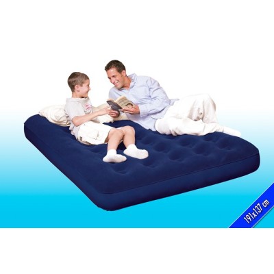 Offertissima Materassino Bestway 67002 matrimoniale Blu floccato cm 191 x 137