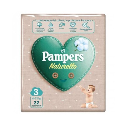 Pampers Pannolini Naturello Midi - Taglia 3 - 4/9 KG