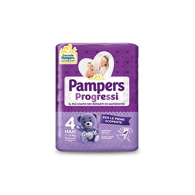 Pampers Pannolini Progressi Maxi - Taglia 4 - 7/18 KG