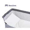 Completo Culla Next2Me 3 pz, Bianco - Rosa CCTRIS01            