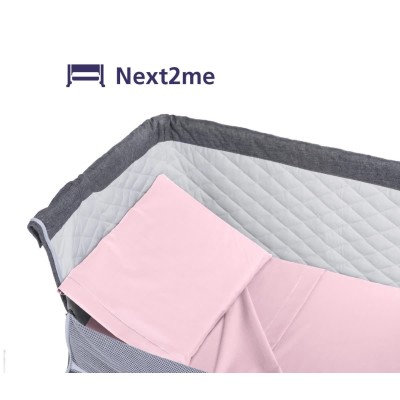 Completo Culla Next2Me 3 pz, Rosa - Rosa CCTRIS03           