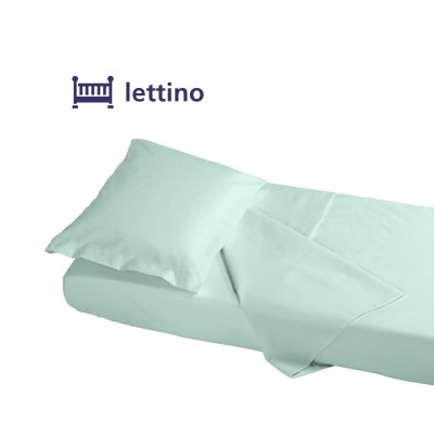 Completo Lettino 3 pz, Verde - Rosa TRISL04             
