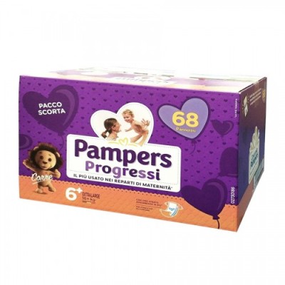 Pampers Pannolini Progressi SCORTA XL - Taglia 6 - 16 KG+