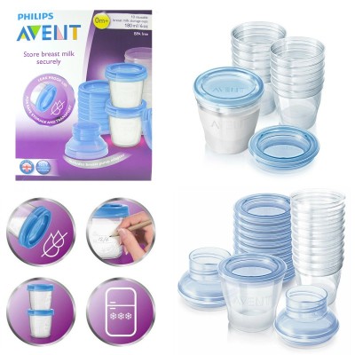 Avent Contenitori per Latte Materno - 10pz da 180ml