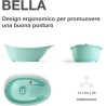 Vaschetta Bella con Stand Azzurro - OkBaby 39251500            
