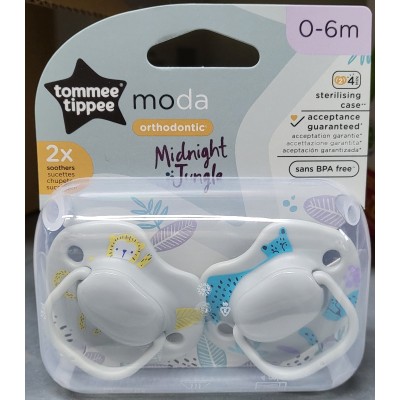 Tommee Tippee Succhietti Moda 0-6 Mesi 2 Pezzi 433487