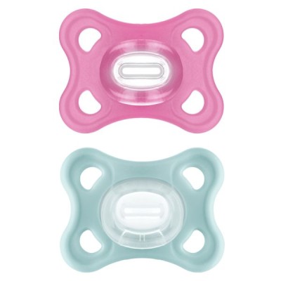 Mam Succhietto Comfort 2-6 Mesi in Silicone 2 Pezzi Girl 84338