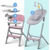 Kinderkraft Seggiolone Pappa Livy + Sdraietta Calmee Rosa