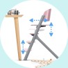 Kinderkraft Seggiolone Pappa Livy + Sdraietta Calmee Rosa