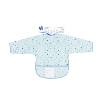 Kikkaboo Bavaglino con Maniche Pattern Blu