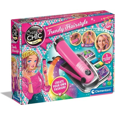 Crazy Chic Piastra Decora Capelli - Clementoni 18750