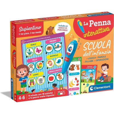 Sapientino Penna Interattiva Scuola dell'Infanzia Logica Parole - 16749