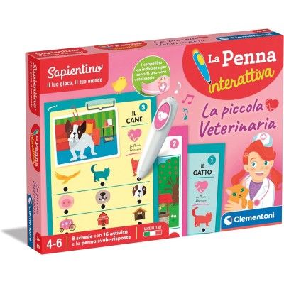 Sapientino Penna Interattiva La Piccola Veterinaria - 16764