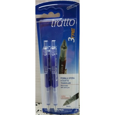 Fila Tratto Confezione 2 Pezzi Tratto 3 Blu