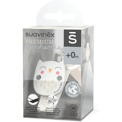 Suavinex Bonhomia Clip Porta Succhietto Bianco 307824