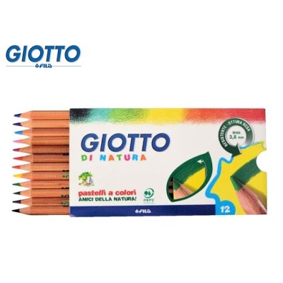Fila Giotto Natura Pastelli 12 Pezzi