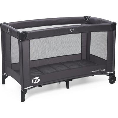 Ms Lettino Campeggio Basic Nero - 630137