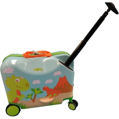 GIOCHERIA Giolly Trolley Cavalcabile Dinosauro - GPT01000