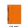 Quaderno Monocromo con Spirale Rigo 1 - Colori Assortiti