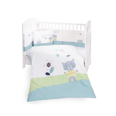 Kikkaboo Completo Tessile per Culla Lovely Day