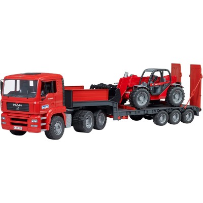 Camion TGA Bilico Con Ruspa MLT633 - Bruder 02774