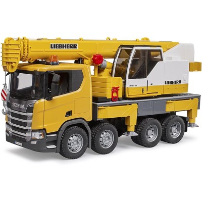 Camion Scania con Gru Liebherr - Bruder 03571