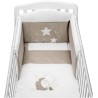 CAM Kit Tessile Cullami Antracite Con Stelline COL.163