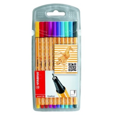 Stabilo Point88 Astuccio - PZ.10 - Colori Assortiti